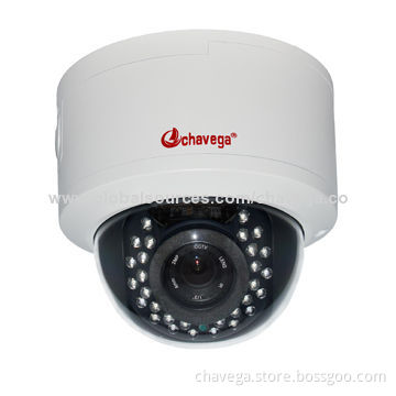 Security IP Dome Camera, Sony 1/3" CMOS 2.0 Megapixels Infrared Light